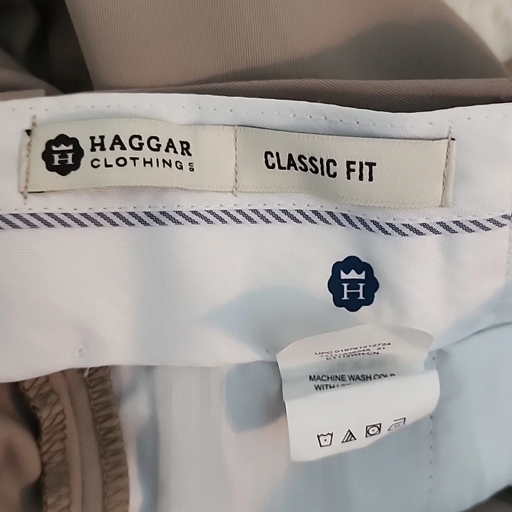 Haggar Classic Fit Mynx Dress Pants Brand New